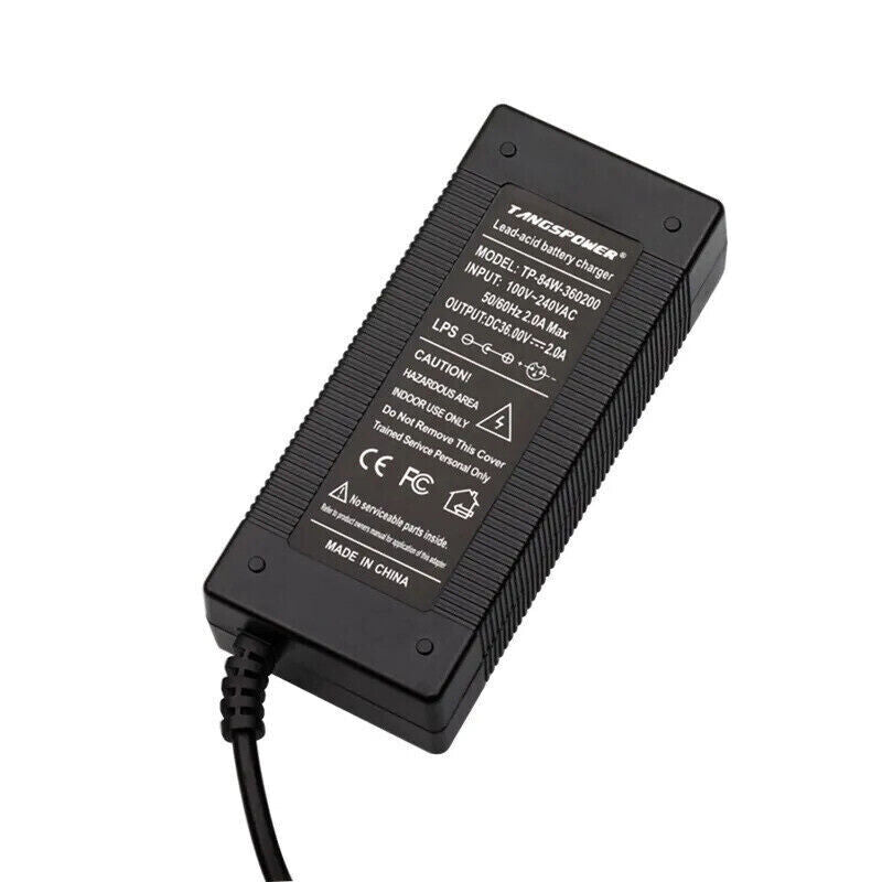 3-Pin XLR 36V 2A Lead Acid Battery Charger 41.4V for Electric Wheelchair - Escooterparts