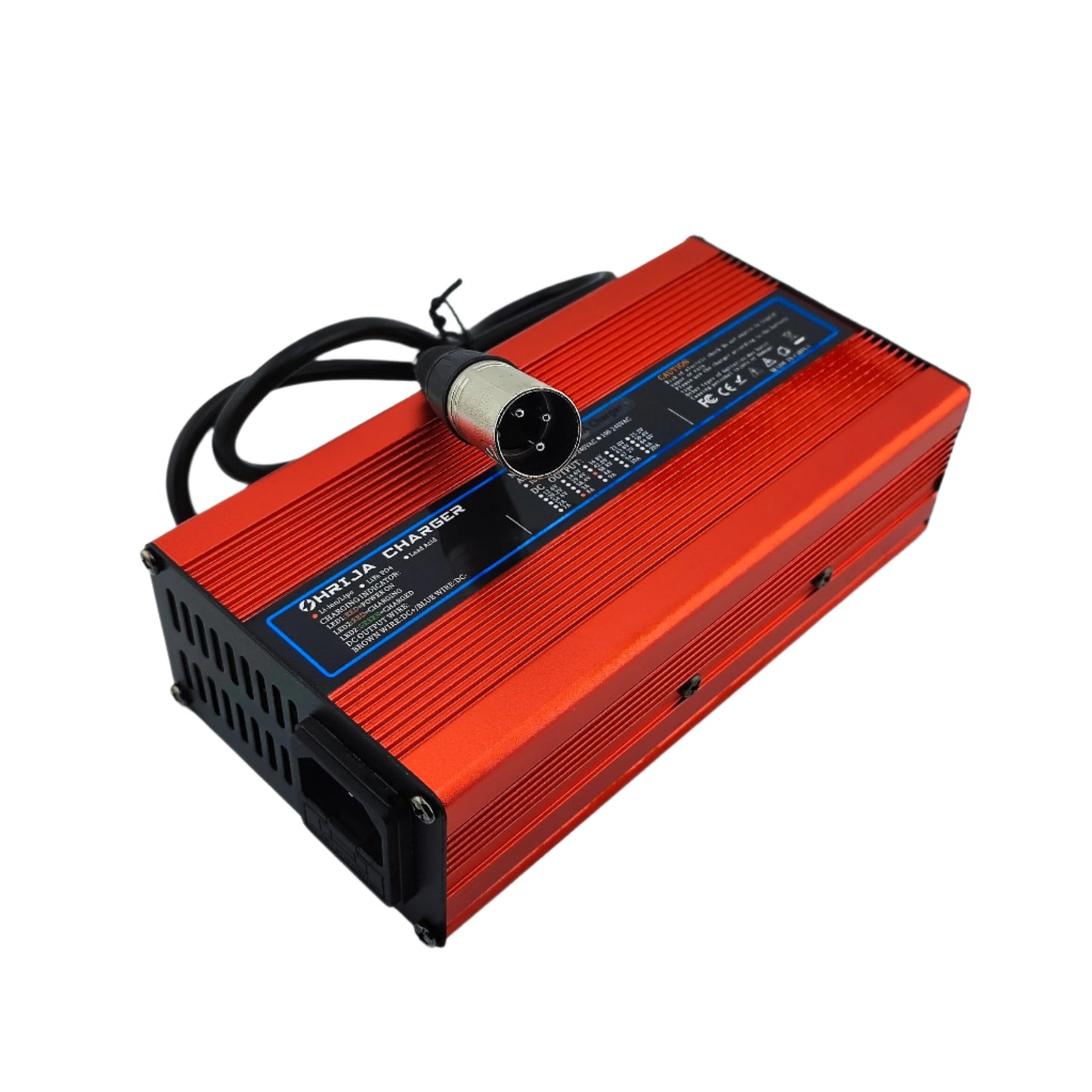 3-Pin XLR 58.8V 8A Lithium Battery Charger for 14S 52V eBike eScooter