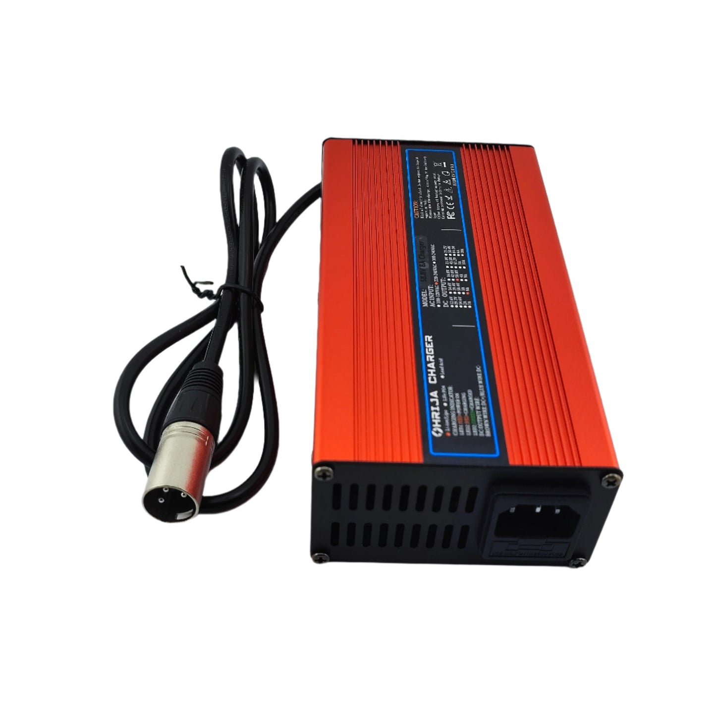 3-Pin XLR 58.8V 8A Lithium Battery Charger for 14S 52V eBike eScooter
