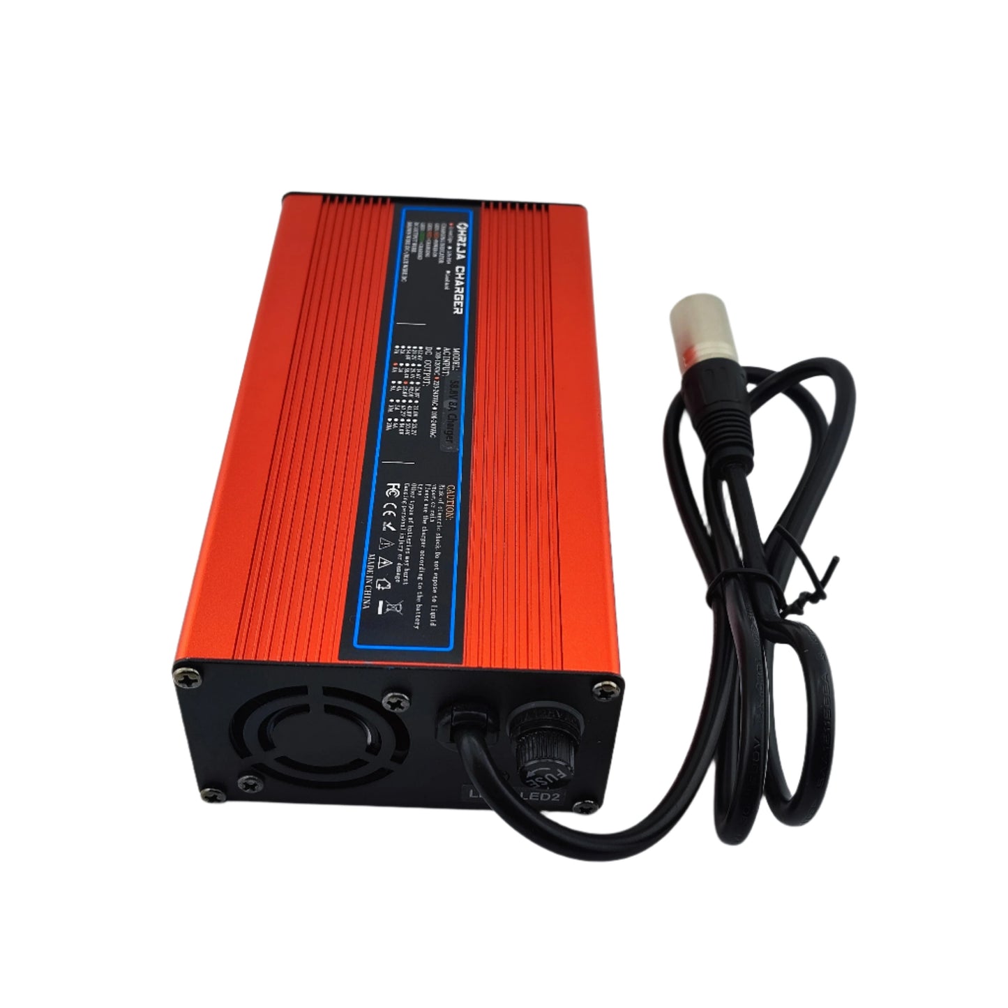 3-Pin XLR 58.8V 8A Lithium Battery Charger for 14S 52V eBike eScooter