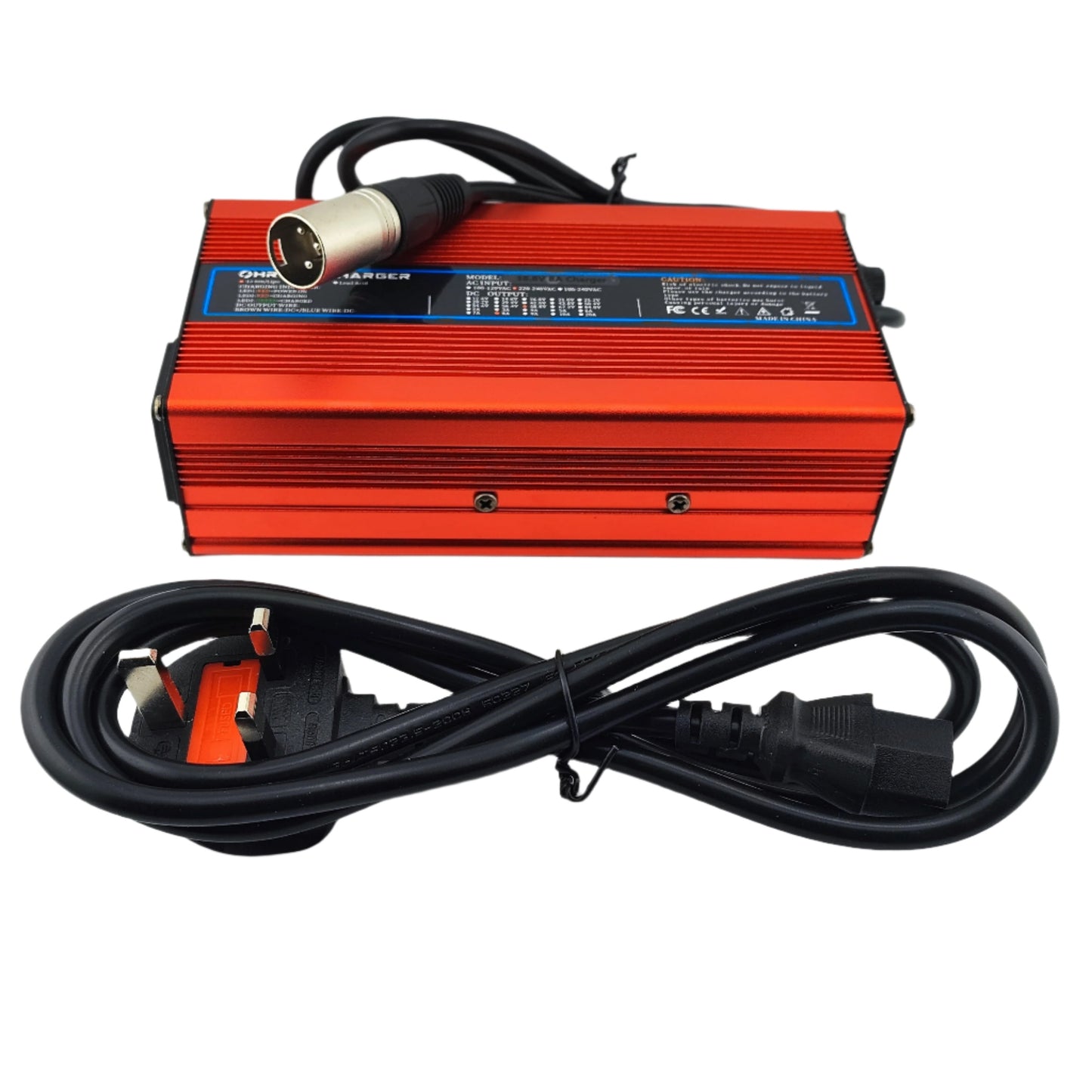 3-Pin XLR 58.8V 8A Lithium Battery Charger for 14S 52V eBike eScooter