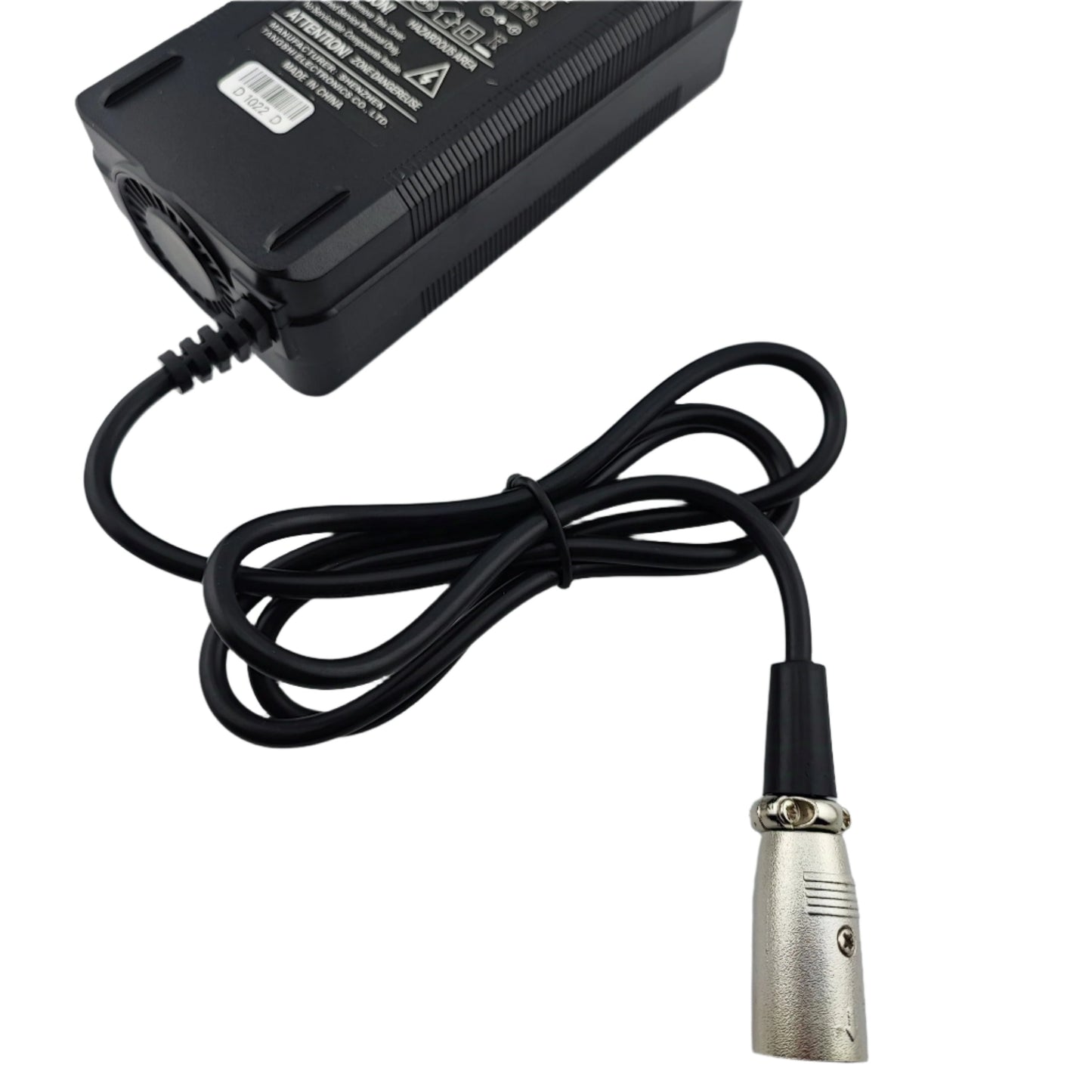 4-Pin XLR 42V 5A Lithium Battery Charger for 10S 36V Electric bike/Scooter - Escooterparts