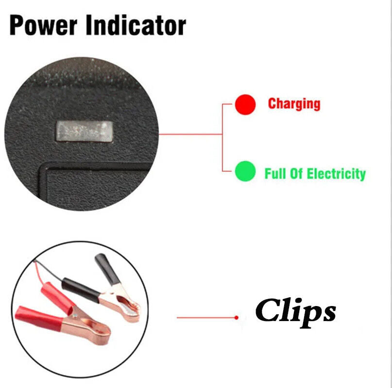 Crocodile Clips 14.6V 10A LiFePO4 Battery Charger for 4S 12V Battery - Escooterparts