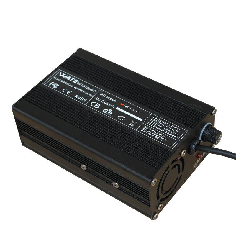 DC 5.5x2.1MM 67.2V 4A Lithium Battery Charger for 16S 60V Electric bike/Scooter - Escooterparts