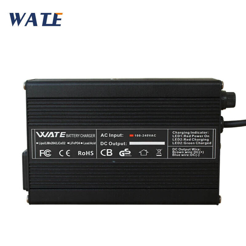 DC 5.5x2.1MM 67.2V 4A Lithium Battery Charger for 16S 60V Electric bike/Scooter - Escooterparts