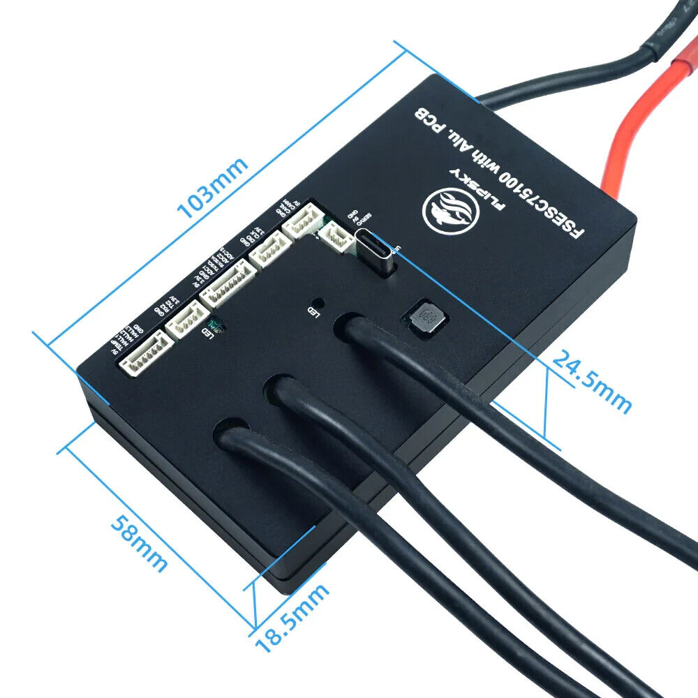 Flipsky 75100 ESC With Aluminum PCB Based on VESC ESC 75V 100A UK - Escooterparts