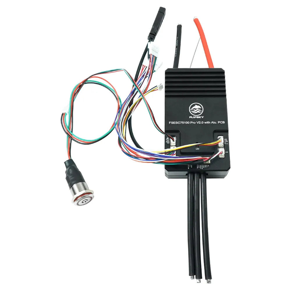 Flipsky 75100 Pro V2.0 with Key Switch & Aluminum PCB Based on VESC