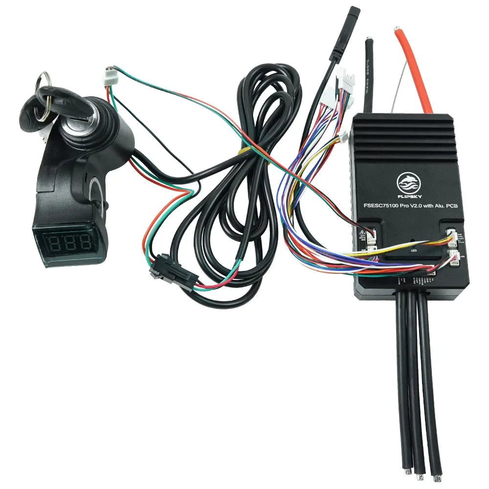 Flipsky 75100 Pro V2.0 with Key Switch & Aluminum PCB Based on VESC