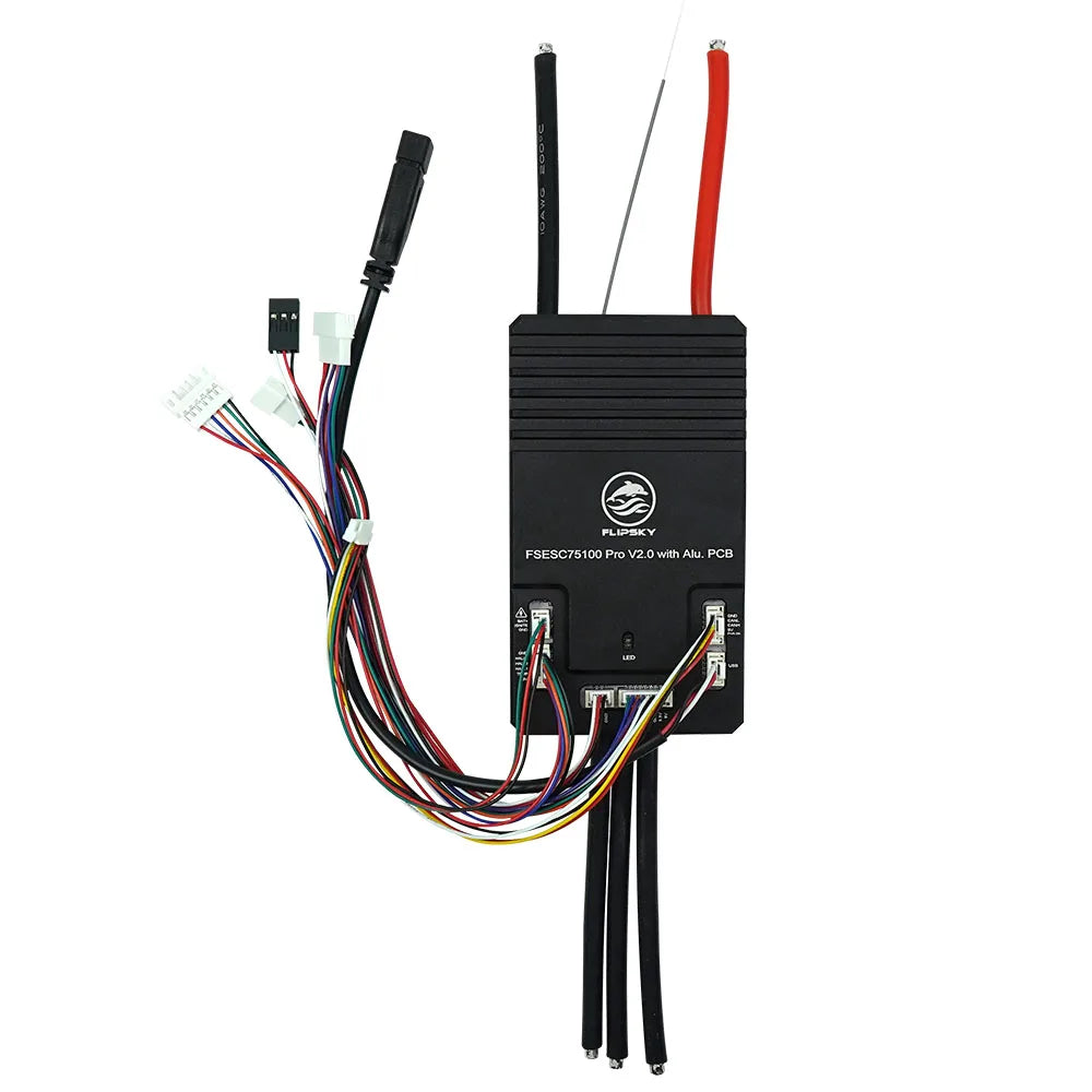 Flipsky 75100 Pro V2.0 with Key Switch & Aluminum PCB Based on VESC