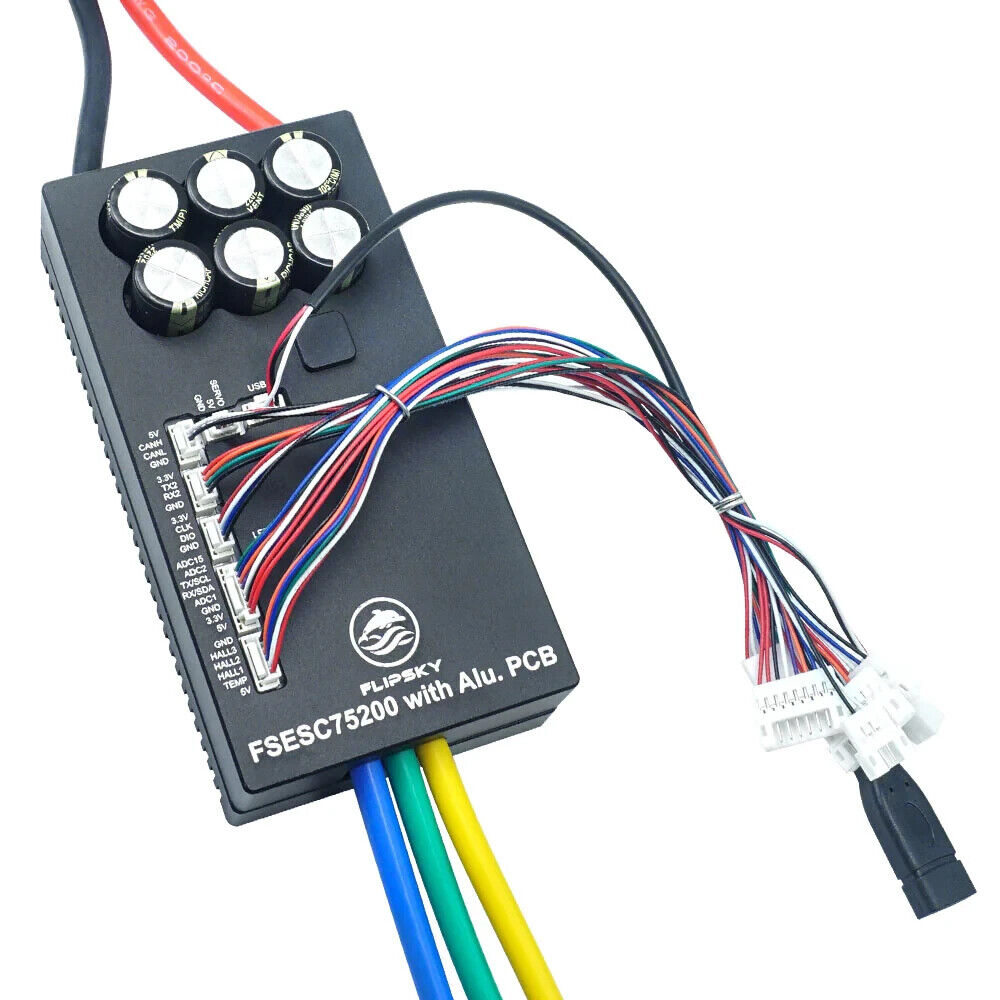 Flipsky 75200 200A 84V ESC High Current With Aluminum PCB Based on VESC ESC UK - Escooterparts