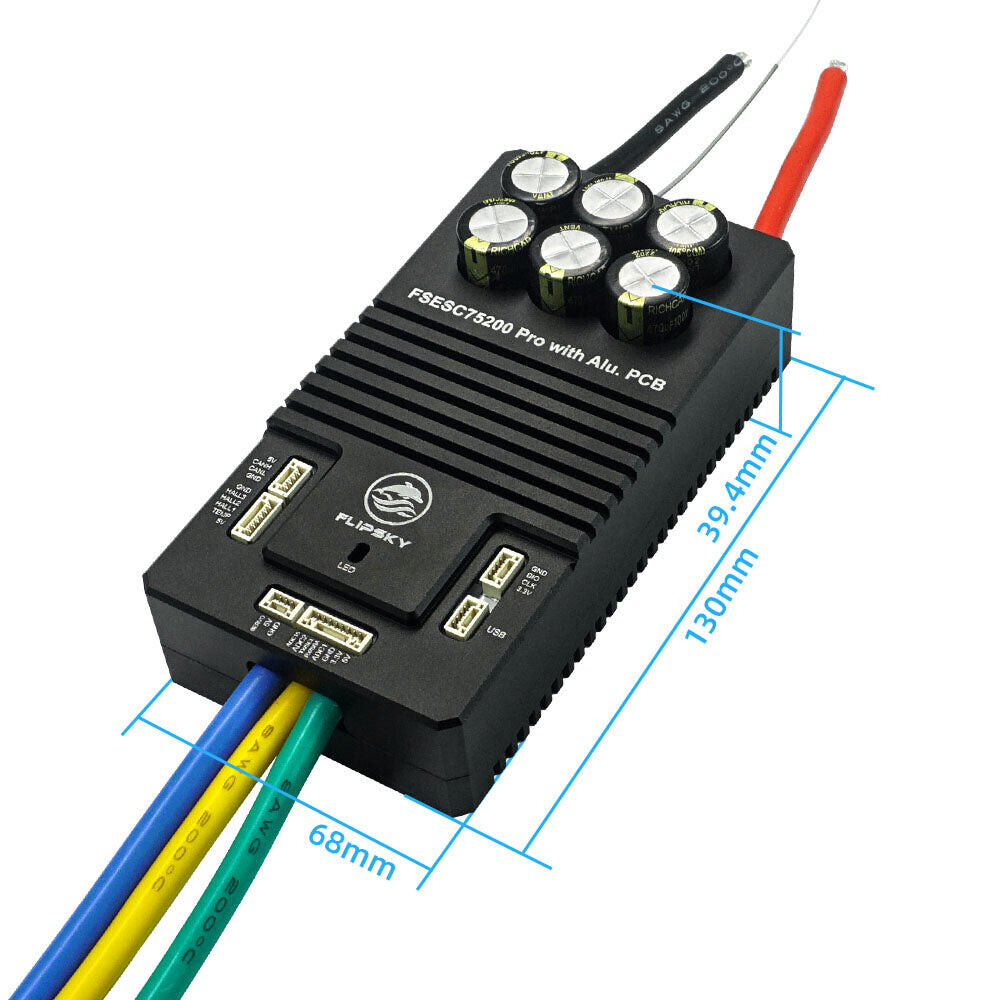 Flipsky 75200 Pro 84V ESC High Current With Aluminum PCB Based on VESC - Escooterparts