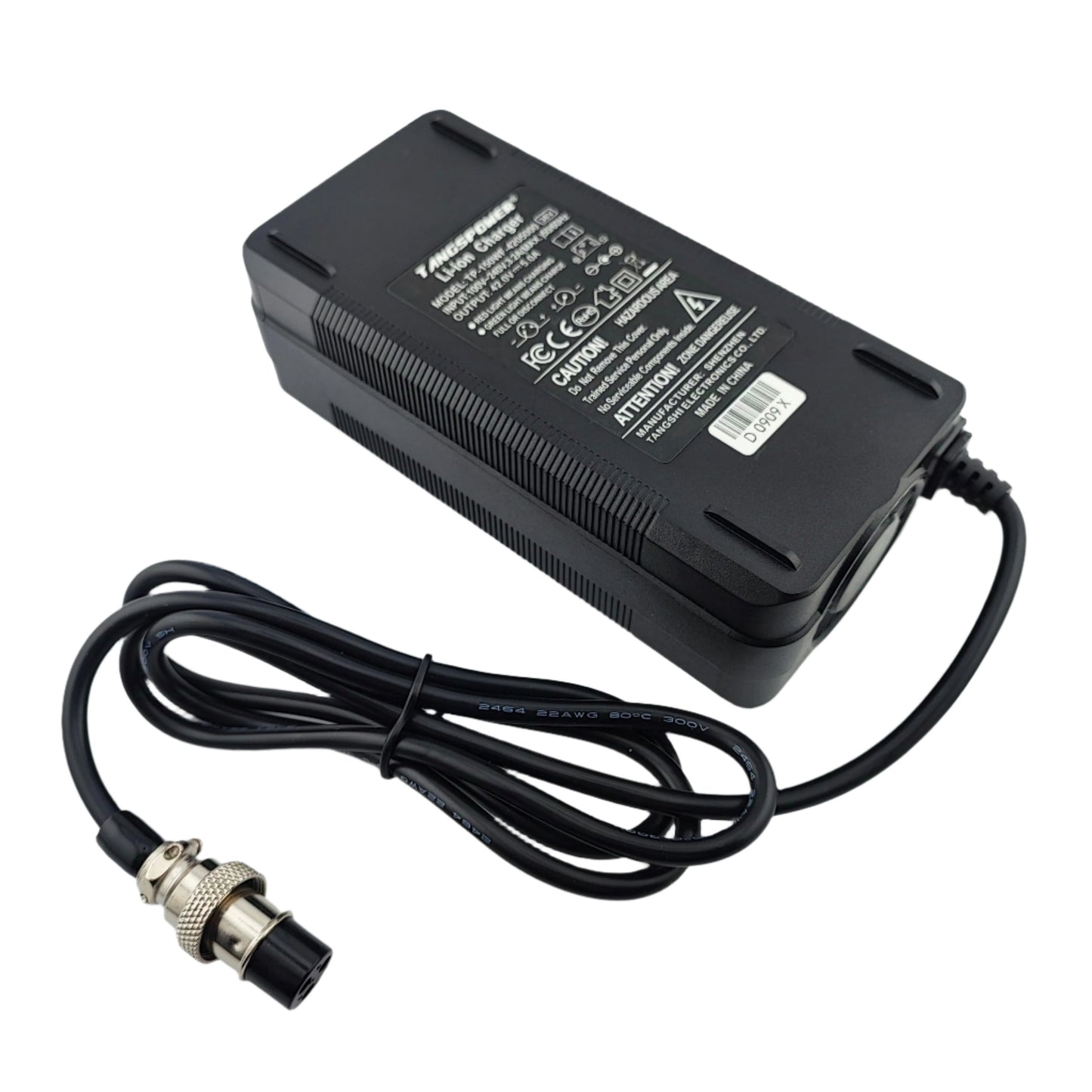 GX16 42V 5A Lithium Battery Charger for 10S 36V Electric bike/Scooter - Escooterparts