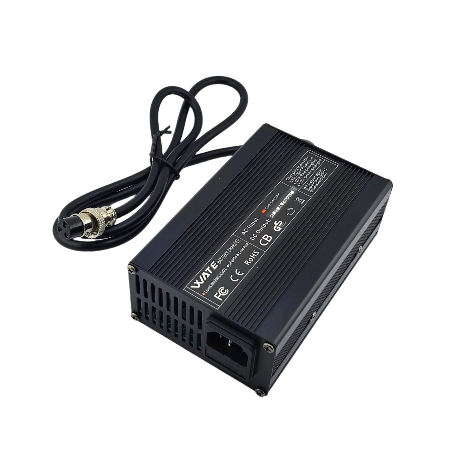 GX16 67.2V 4A Lithium Battery Charger for 16S 60V Electric bike/Scooter
