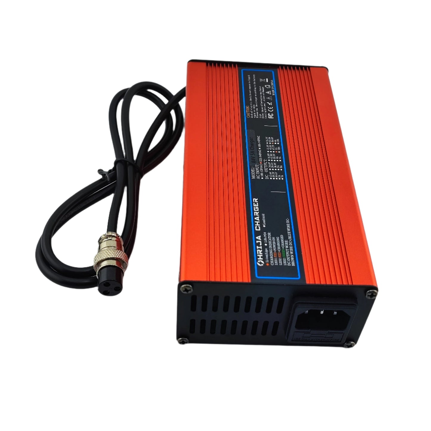 GX16 84V 5A Lithium Battery Charger for 20S 72V eBike eScooter
