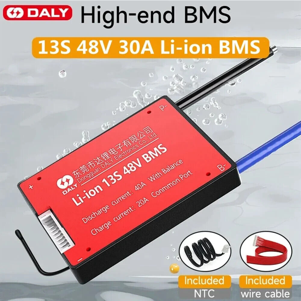 Li-Ion BMS PCB DALY 3S 12V - 20S 72V 15-100A Common Port - Escooterparts