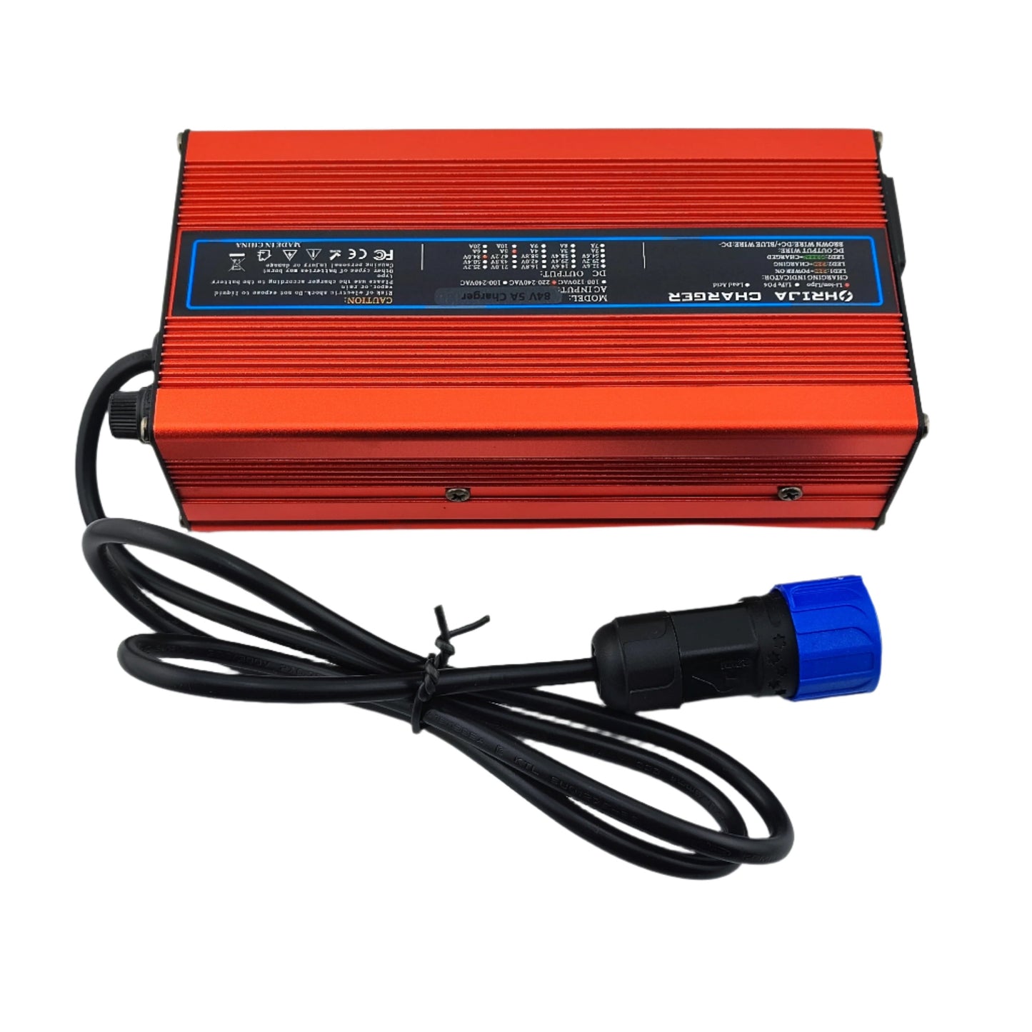 M25 84V 5A Lithium Battery Charger for 20S 72V Electric Bike/Scooter