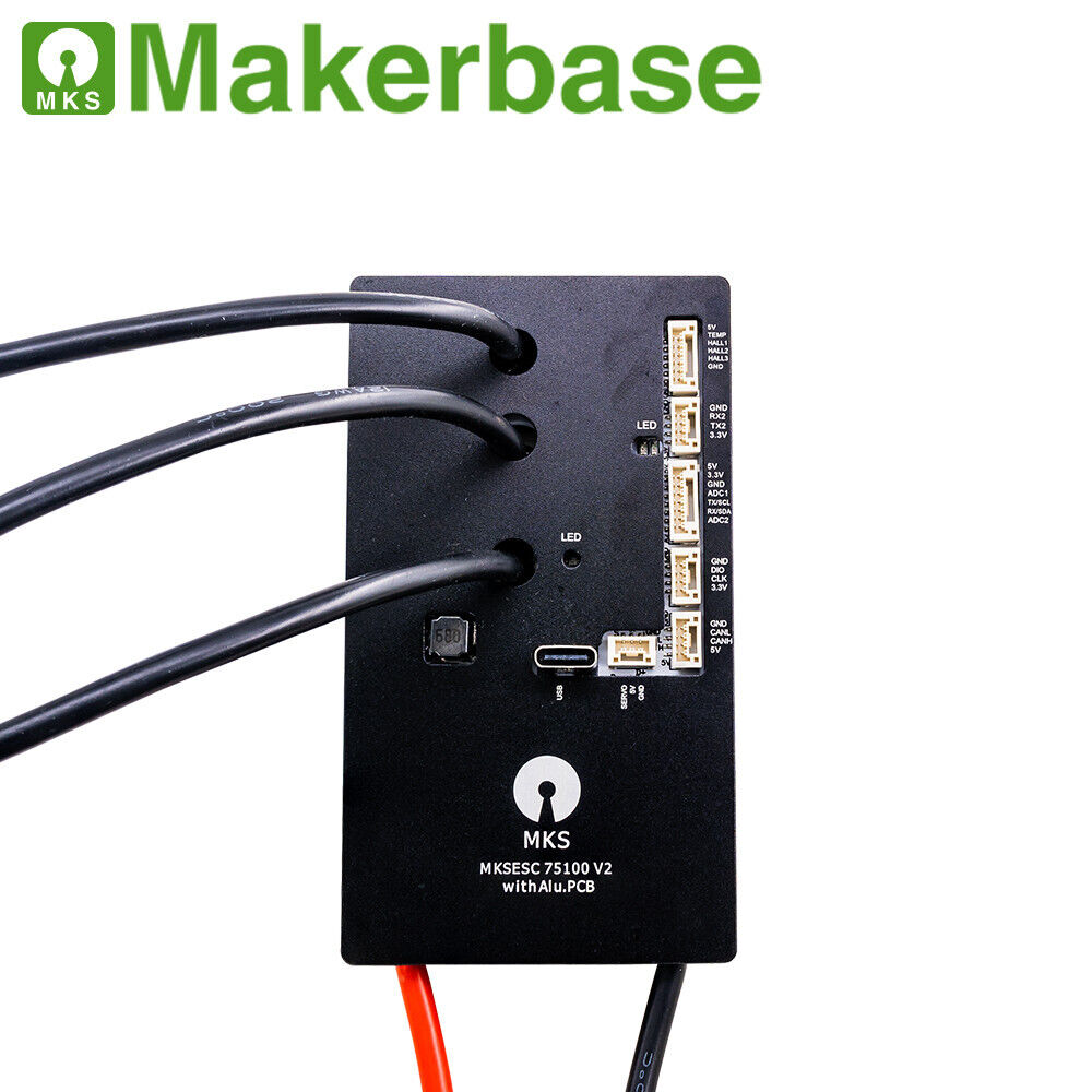 Makerbase VESC 75100 V2 84V 100A ESC With Alu PCB Based on VESC - Escooterparts