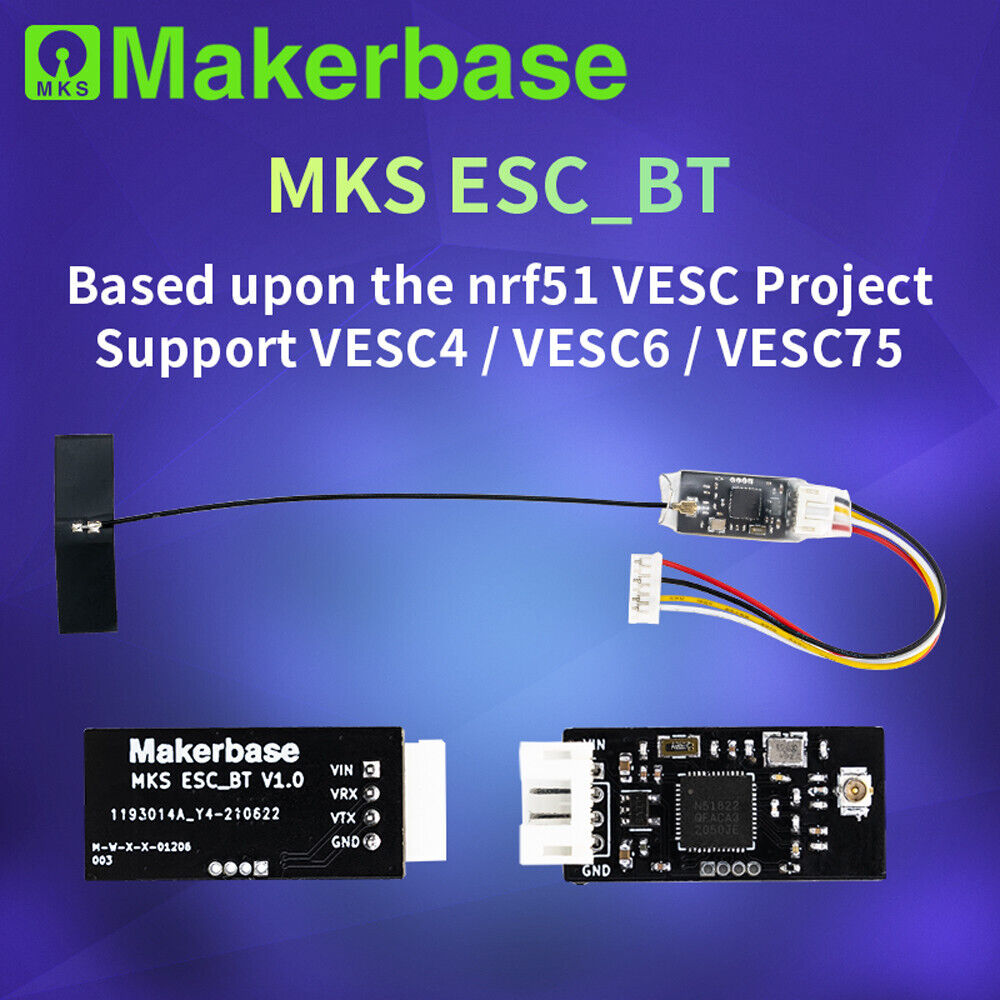 Makerbase VESC ESC Wireless Bluetooth Module 2.4G - Escooterparts