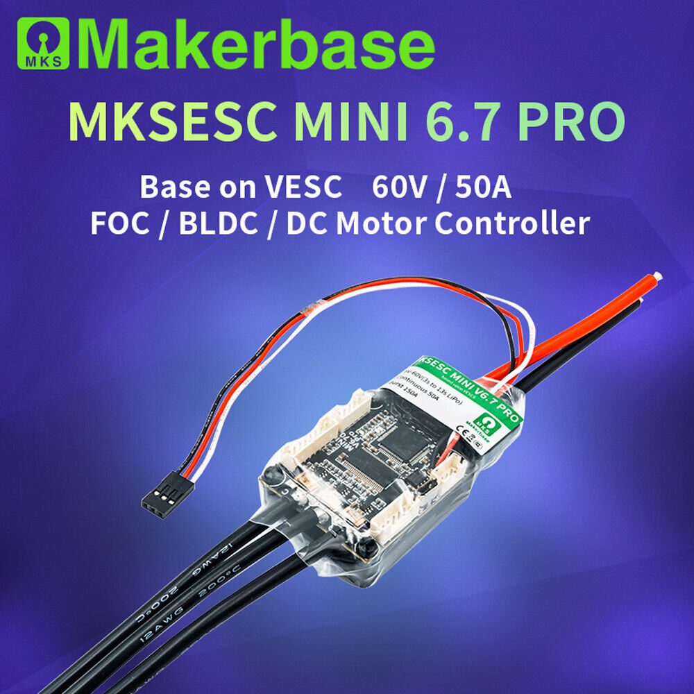 Makerbase VESC MINI V6.7 Pro ESC Electric Speed Controller 13S ESC Based on VESC - Escooterparts