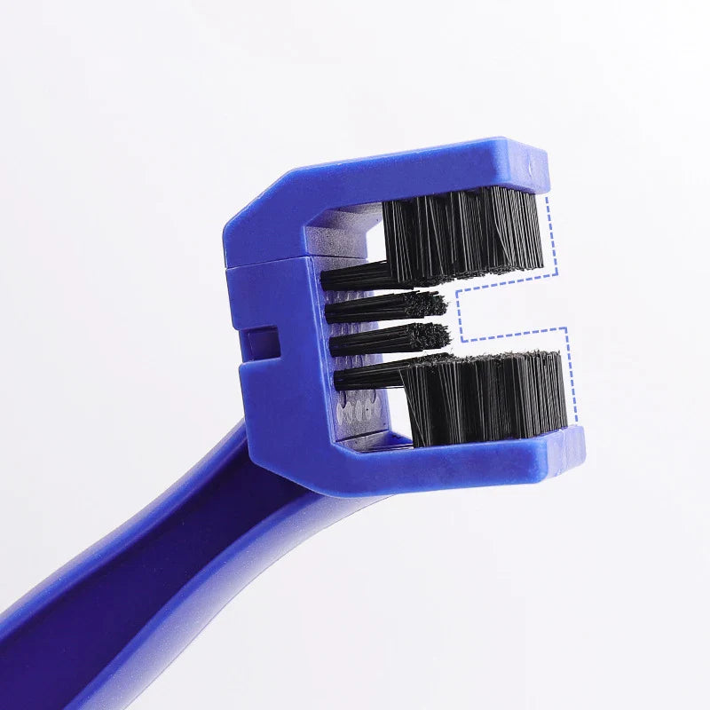 Motorcycle Motorbike Bike Bicycle Motocross Chain Wheel Cleaning Brush Tool