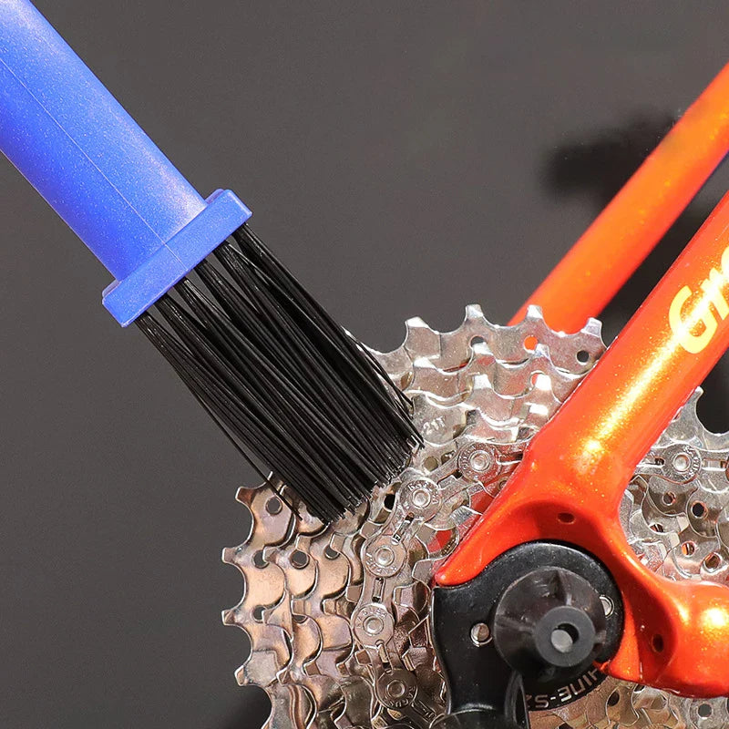 Motorcycle Motorbike Bike Bicycle Motocross Chain Wheel Cleaning Brush Tool
