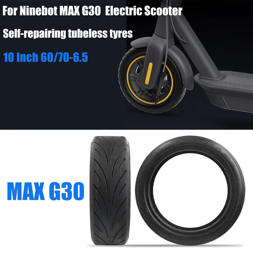 Ninebot G30 Max Replacement Front/Rear Tyre 10 Inch 60/70-6.5 - Escooterparts