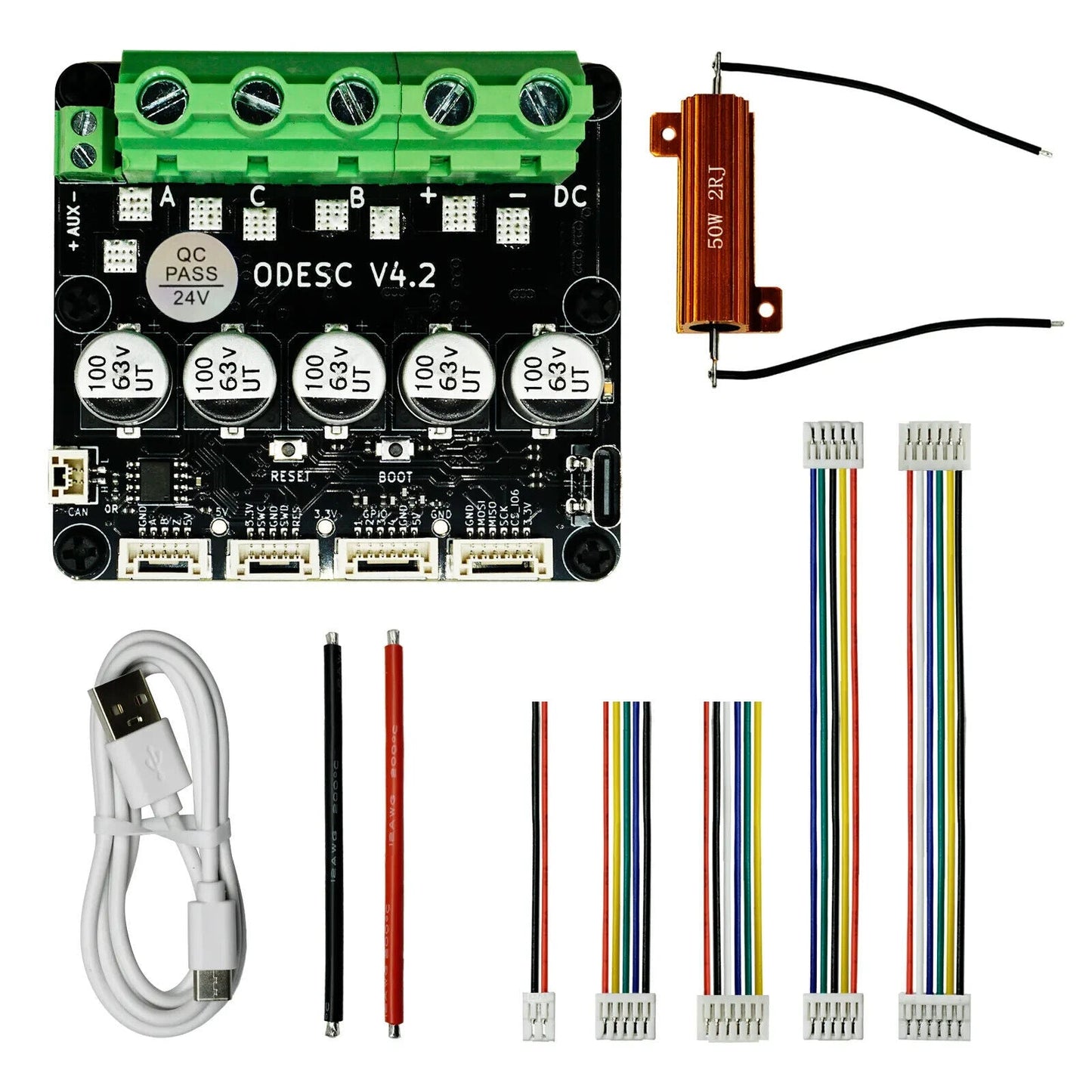 ODESC V4.2 24V Single-Drive Motor Controller Based On ODrive3.6 Upgrade - Escooterparts