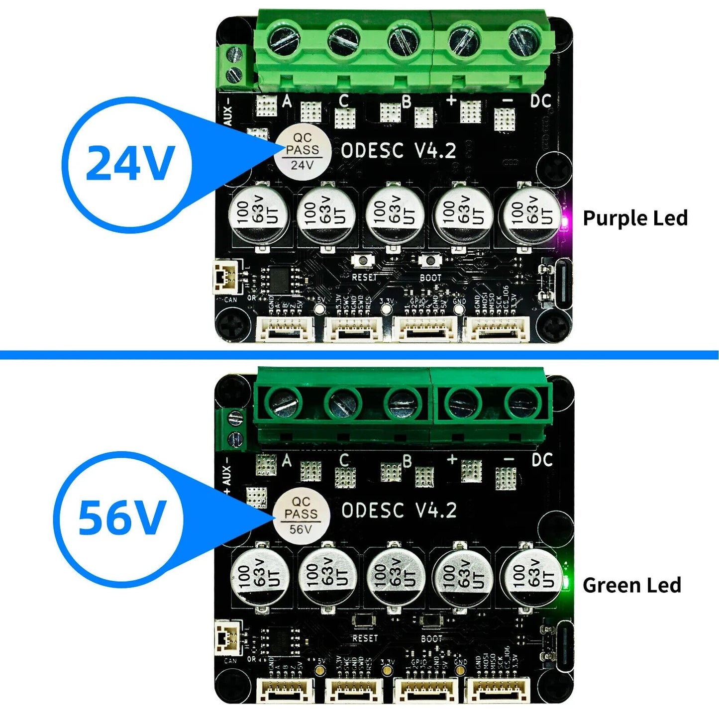 ODESC V4.2 56V Single-Drive Motor Controller Based On ODrive3.6 Upgrade - Escooterparts
