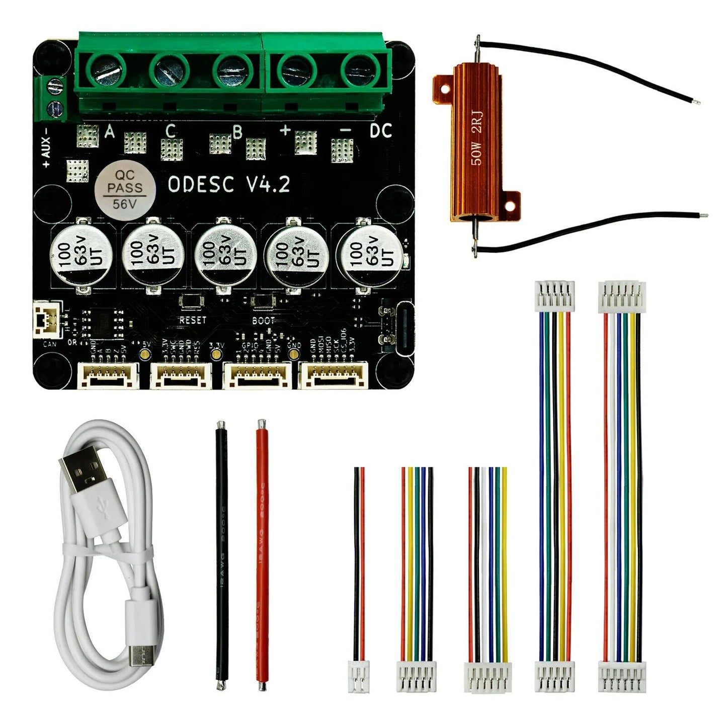 ODESC V4.2 56V Single-Drive Motor Controller Based On ODrive3.6 Upgrade - Escooterparts
