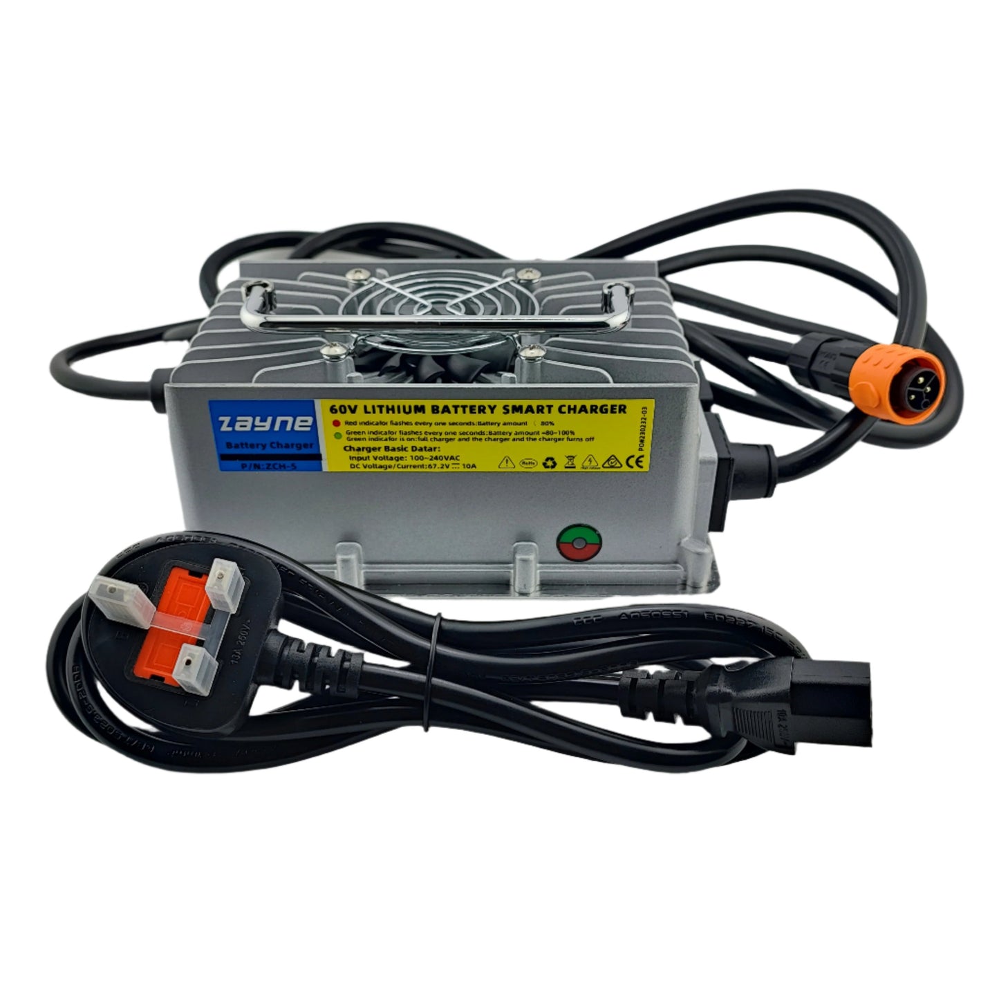 Talaria Sting MX3 MX4 67.2V 10A Li-ion Battery Charger for 16S 60V eBike
