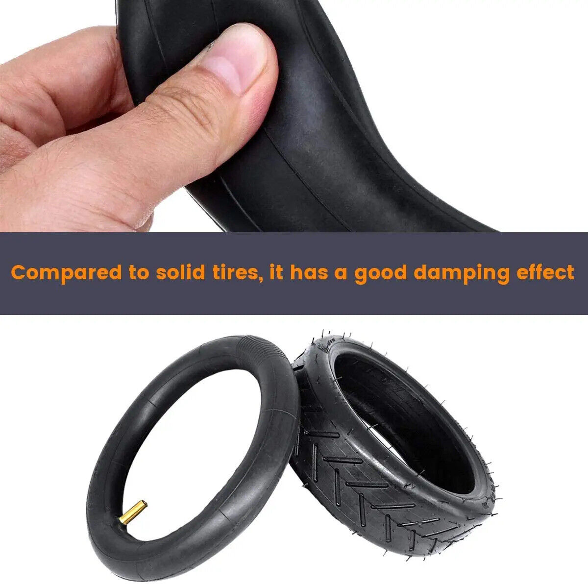 Xiaomi M365 / Pro 8.5" Rubber Tyre Replacement with InnerTube 8 1/2x2 - Escooterparts