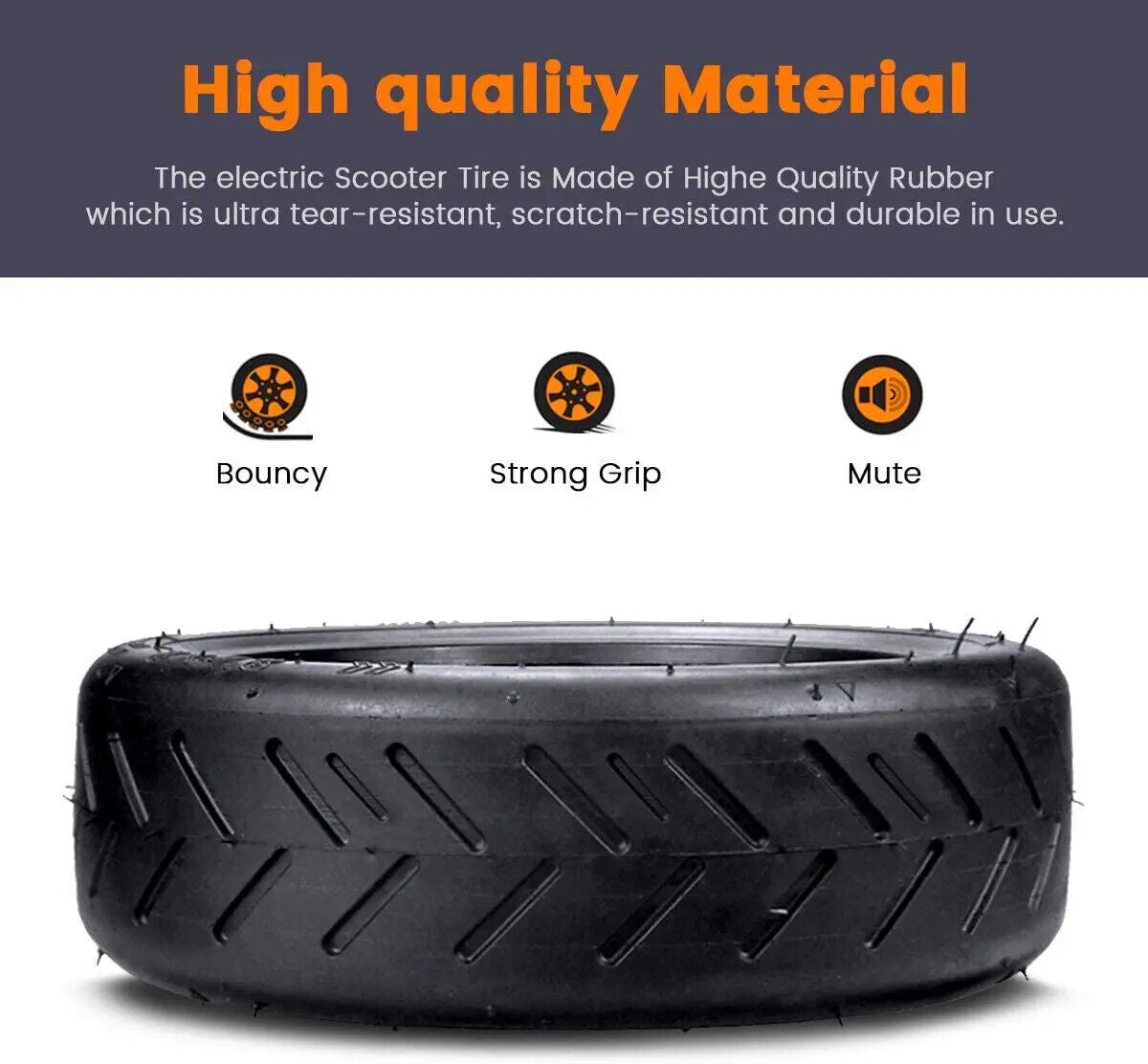 Xiaomi M365 / Pro 8.5" Rubber Tyre Replacement with InnerTube 8 1/2x2 - Escooterparts