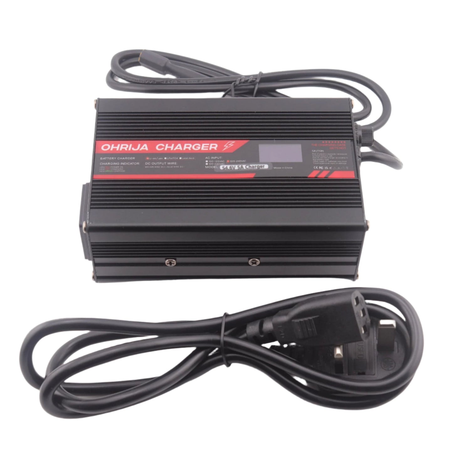 XT60 54.6V 5A Lithium Battery Charger for 13S 48V Electric bike/Scooter