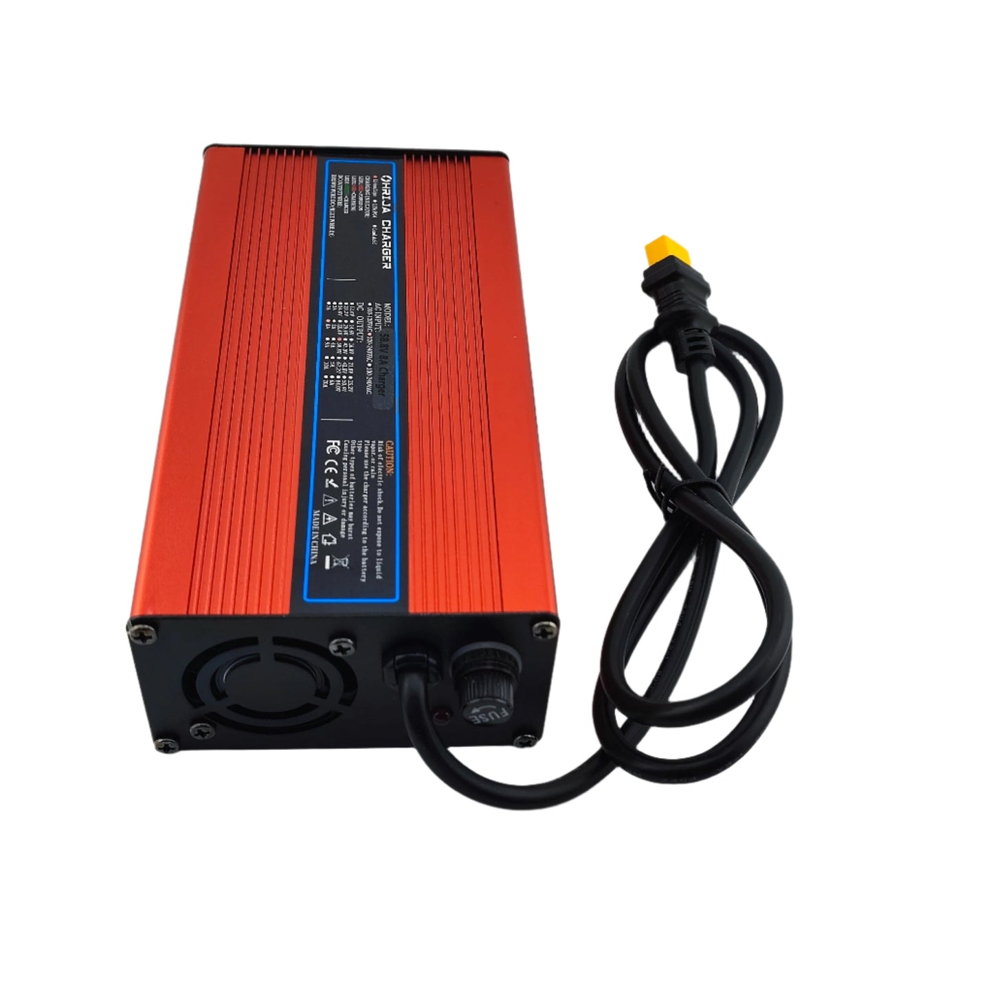 XT60 58.8V 8A Lithium Battery Charger for 14S 52V eBike eScooter