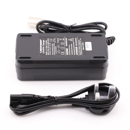 3 Pin XLR 14.6V 10A LiFePO4 LFP Battery Charger for 4S 12V Battery