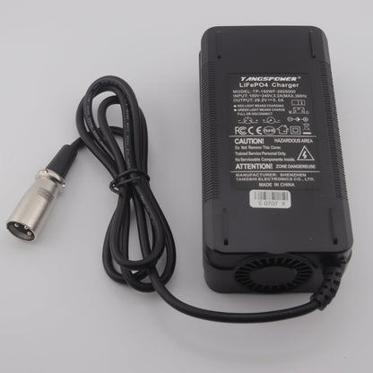 3-Pin XLR 29.2V 5A LiFePO4 LFP Battery Charger for 8S 24V Battery