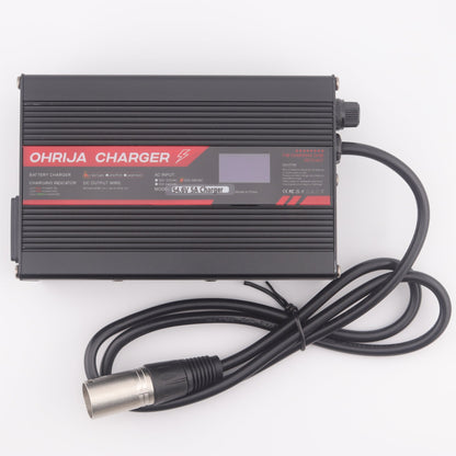 3-Pin XLR 54.6V 5A Lithium Battery Charger for 13S 48V Electric bike/Scooter