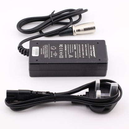 4 Pin XLR 29.4V 2A Lithium Battery Charger for 8S 24V Li Ion Battery