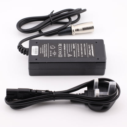 4 Pin XLR 29.4V 2A Lithium Battery Charger for 8S 24V Li Ion Battery