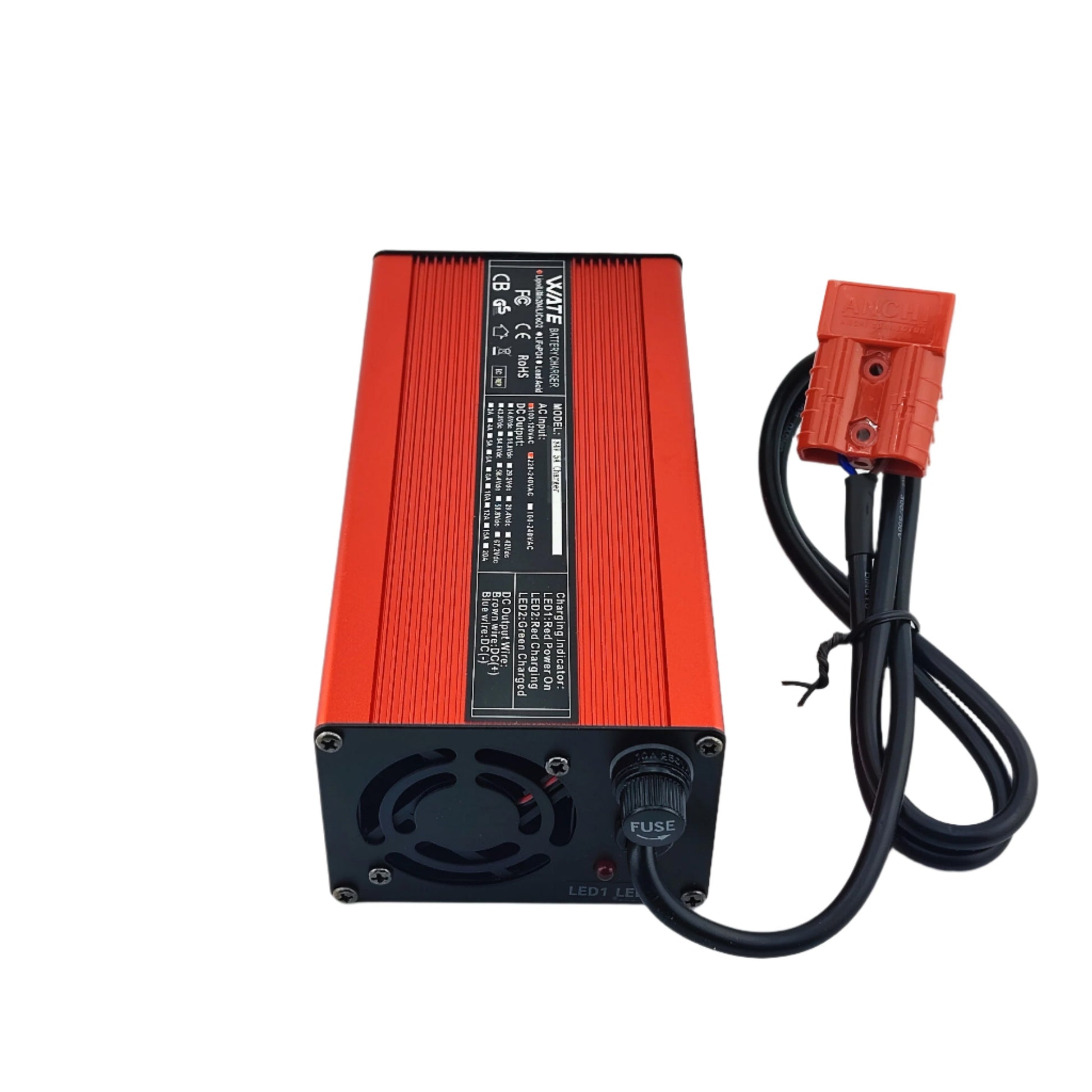 Anderson 50A 84V 5A Lithium Battery Charger for 20S 72V Electric bike/Scooter