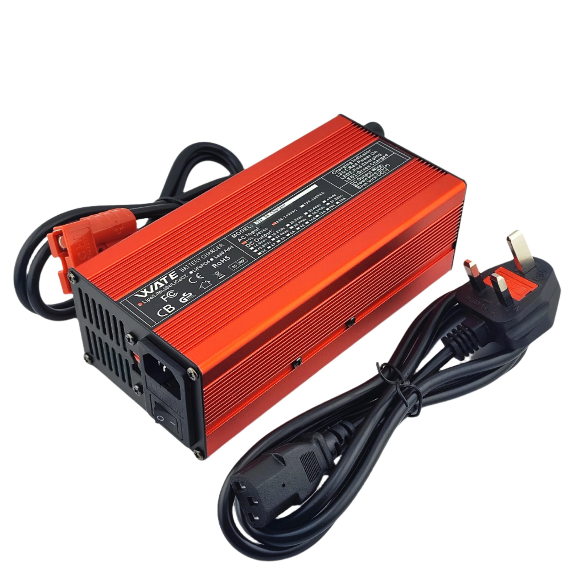Anderson 50A 84V 5A Lithium Battery Charger for 20S 72V Electric bike/Scooter