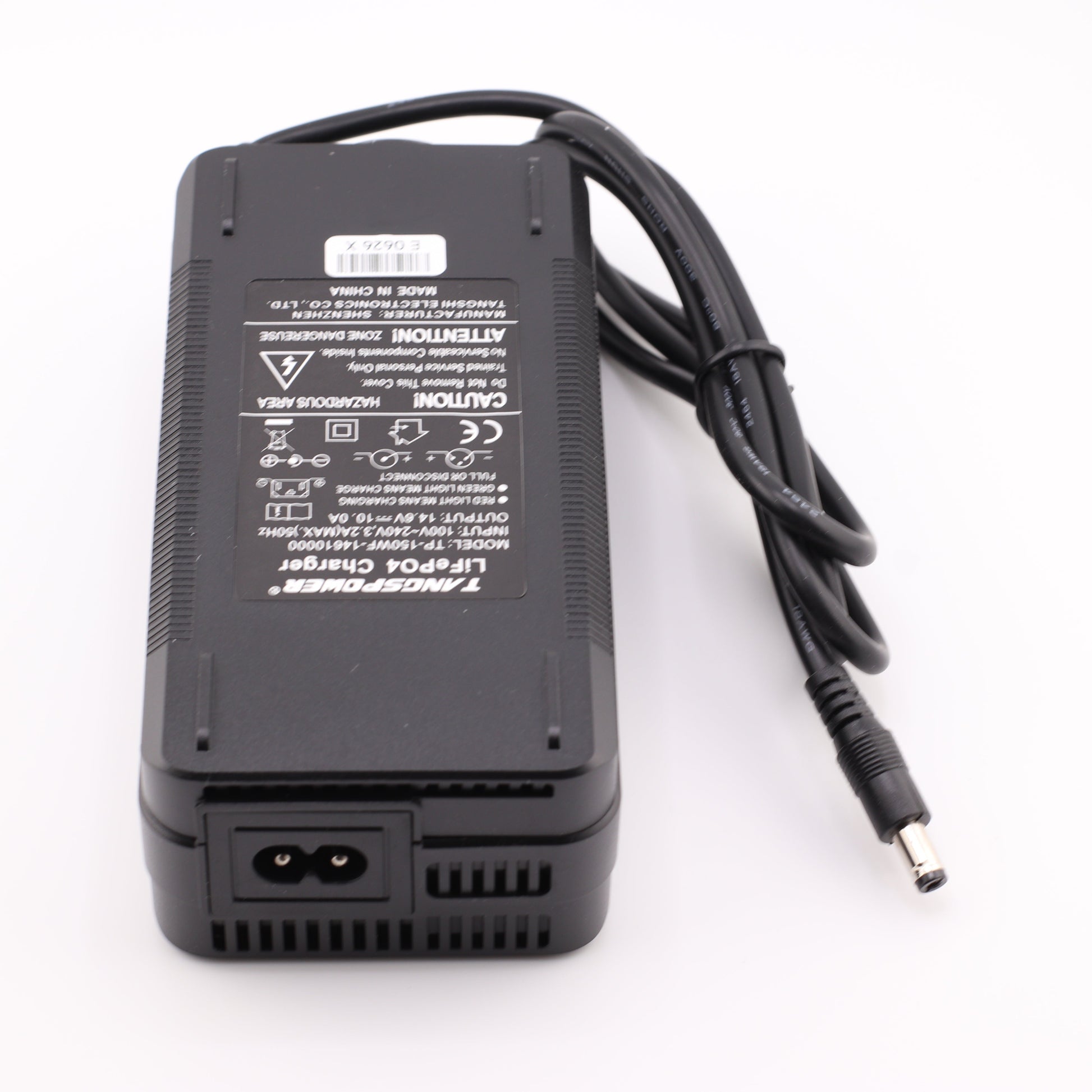 DC 5.5X2.1mm 14.6V 10A LiFePO4 LFP Battery Charger for 4S 12V Battery