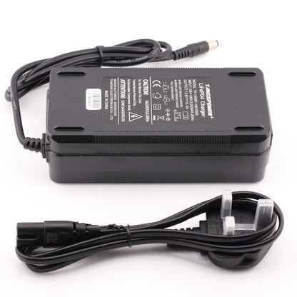 DC 5.5X2.1mm 14.6V 10A LiFePO4 LFP Battery Charger for 4S 12V Battery