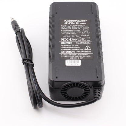DC 5.5X2.1mm 29.2V 5A LiFePO4 LFP Battery Charger for 8S 24V Battery