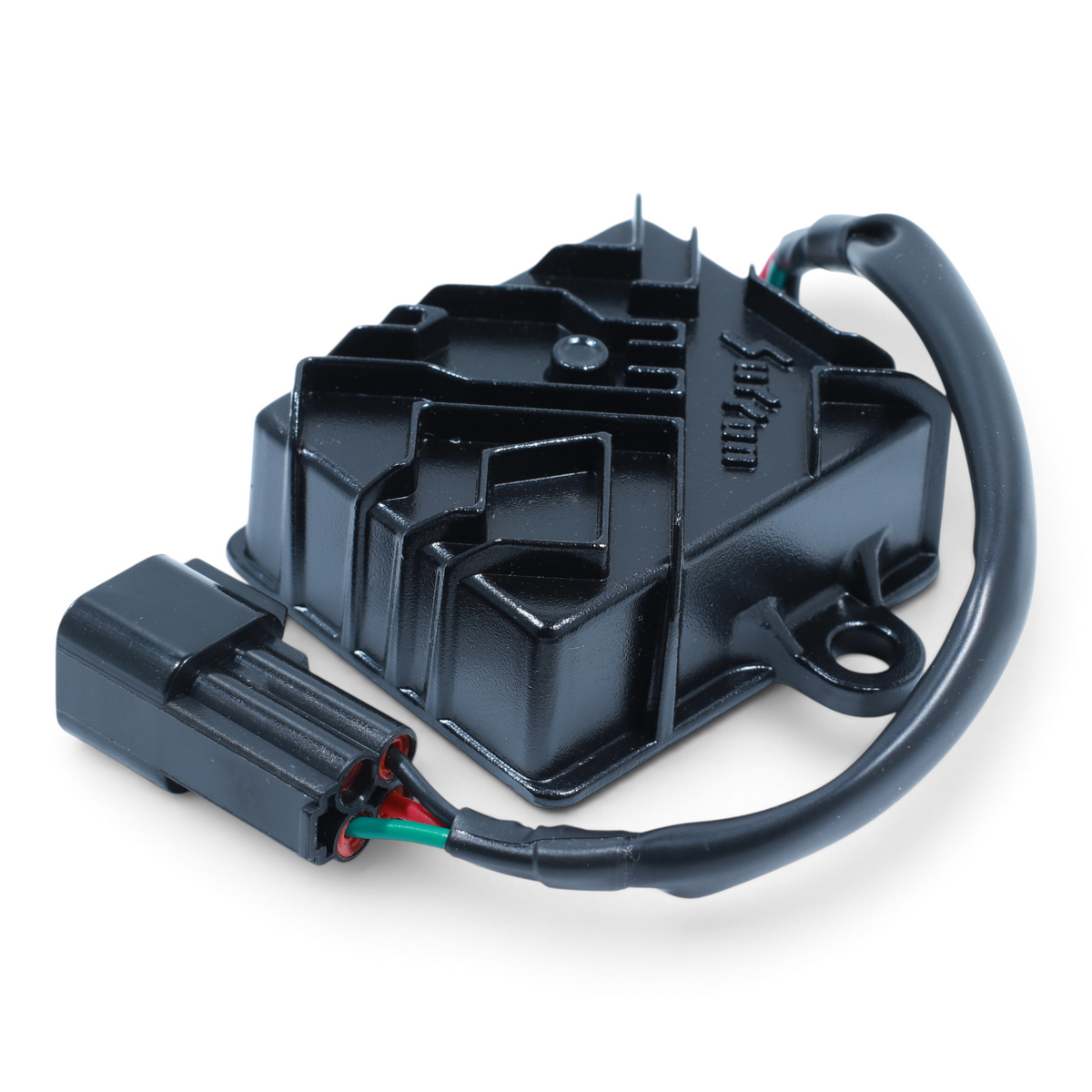 Escooterparts 12V voltage converter with three-line connector for Surron Light Bee and Segway electric dirt bikes