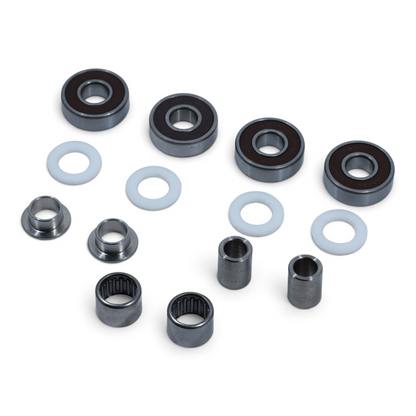 Escooterparts frame and swingarm maintenance bearing kit for Surron Light Bee X including metal bearings and spacers