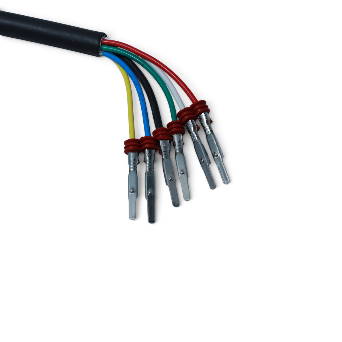 Escooterparts replacement motor Hall sensor wiring harness with five coloured wires and metal connectors for Surron