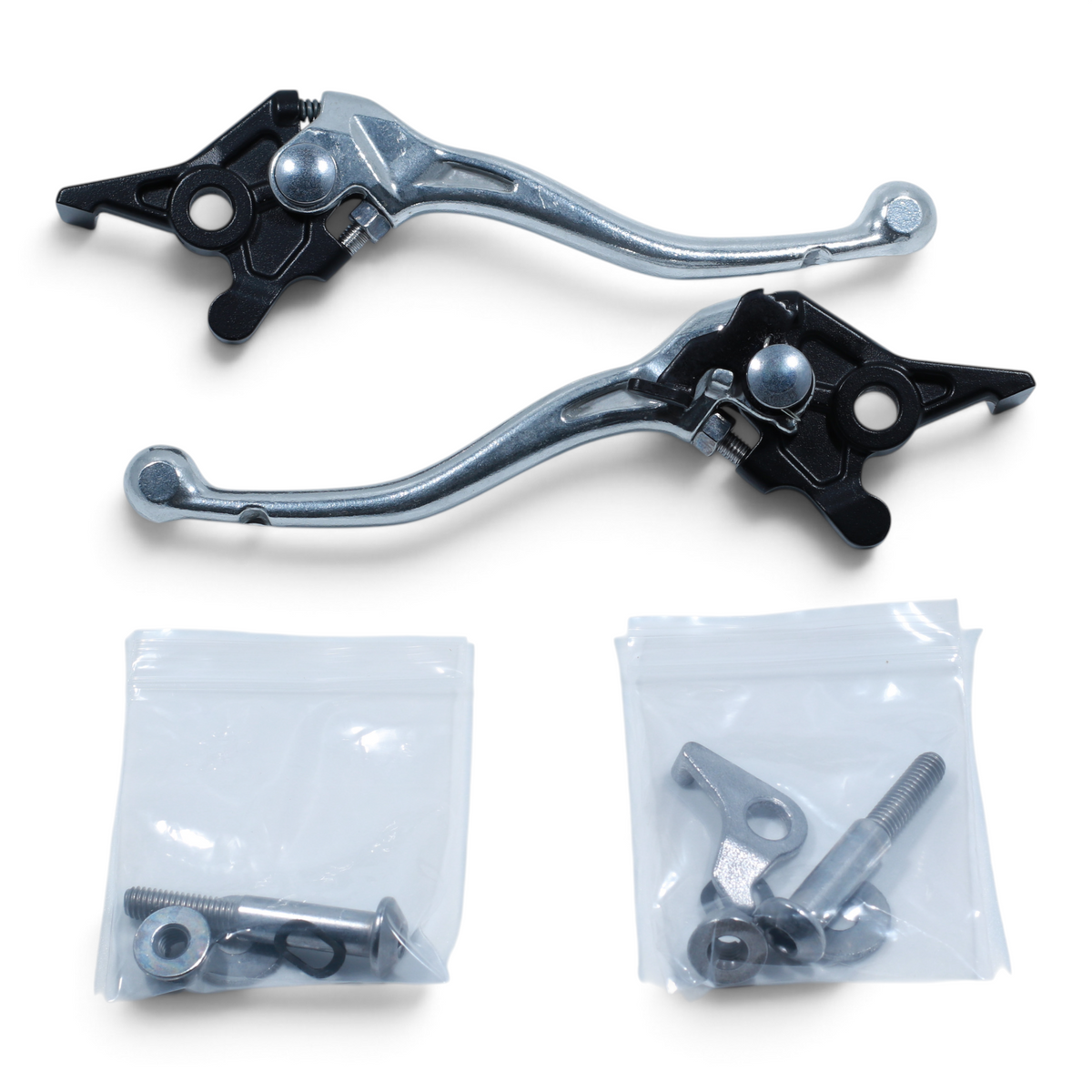 Escooterparts genuine OEM left and right brake lever set for Surron Ultra Bee electric dirt bike with mounting hardware