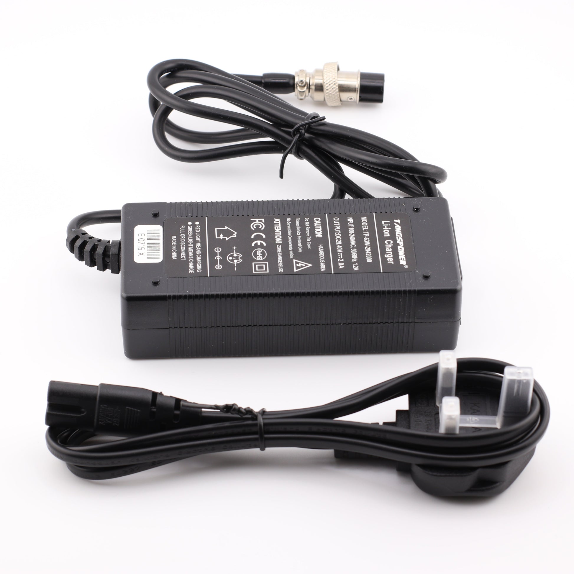 GX16 29.4V 2A Lithium Battery Charger for 8S 24V Li Ion Battery