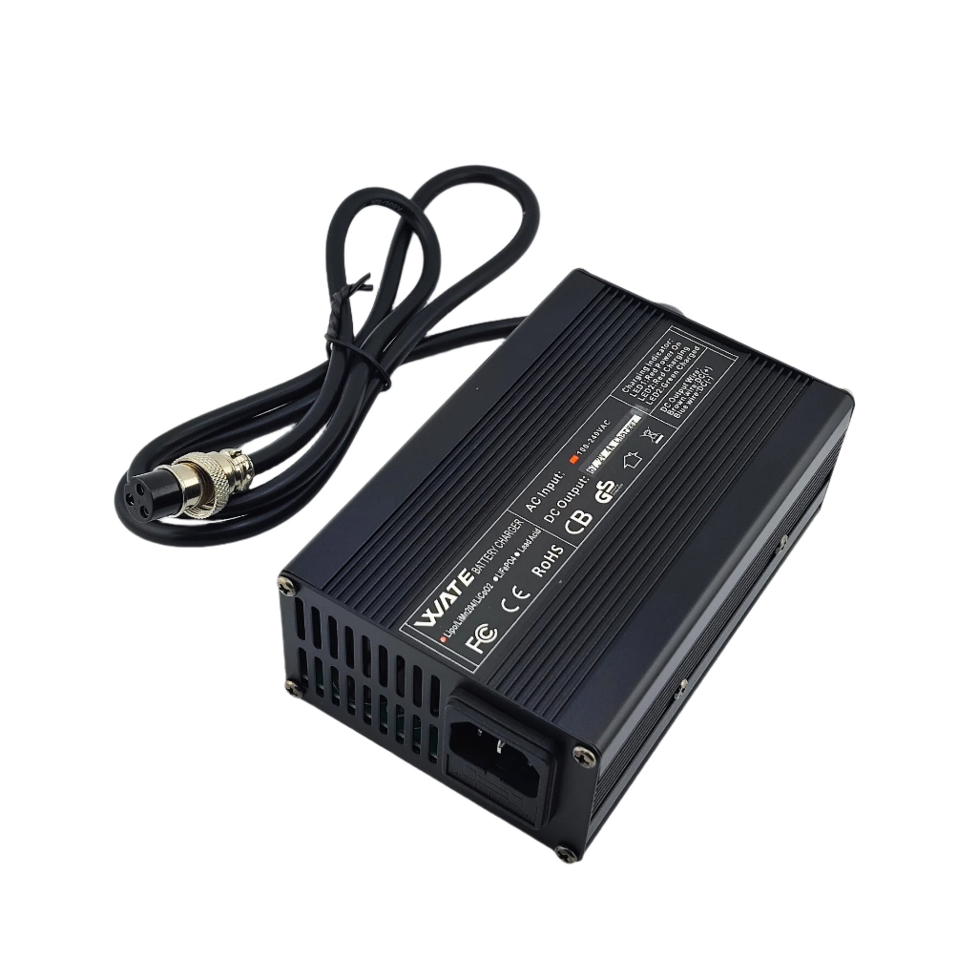 GX16 67.2V 4A Lithium Battery Charger for 16S 60V Electric bike/Scooter